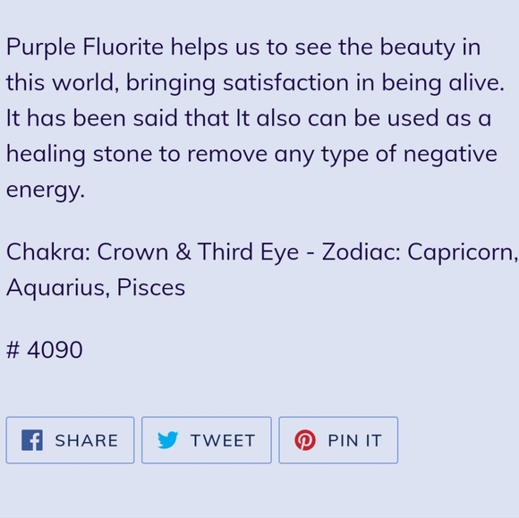 Purple fluorite - Picture 2 of 2